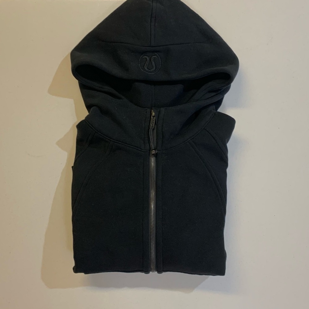 Lululemon scuba oversized full zip hoodie in black